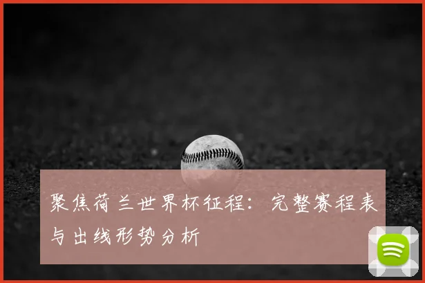 聚焦荷兰世界杯征程：完整赛程表与出线形势分析